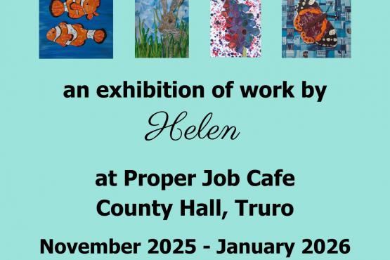 green poster with animal images in squares