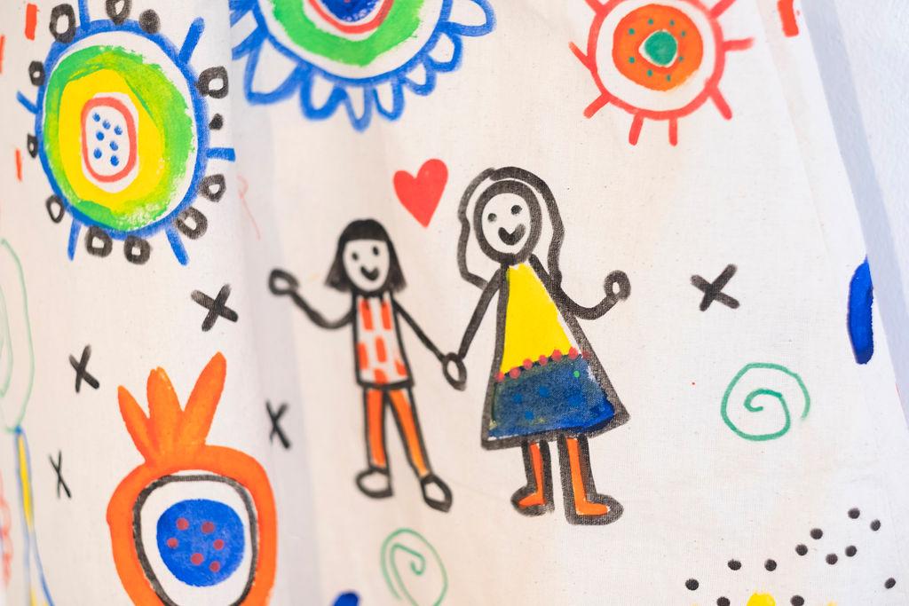 detail from Eden Harrison dress 